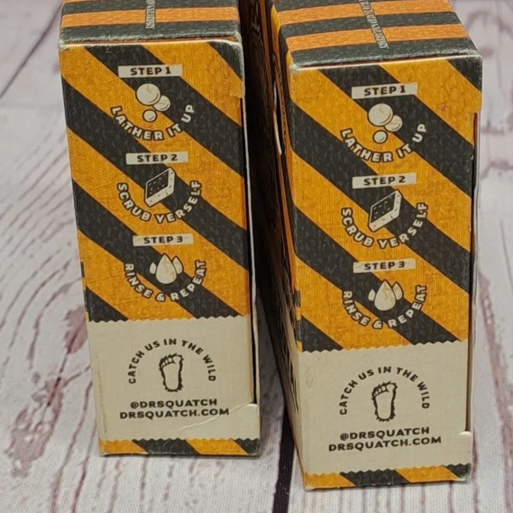 2-Bars Dr. Squatch Ltd Ed. Soap Harry Potter Lather Of The Loyal  Med Grit 5oz